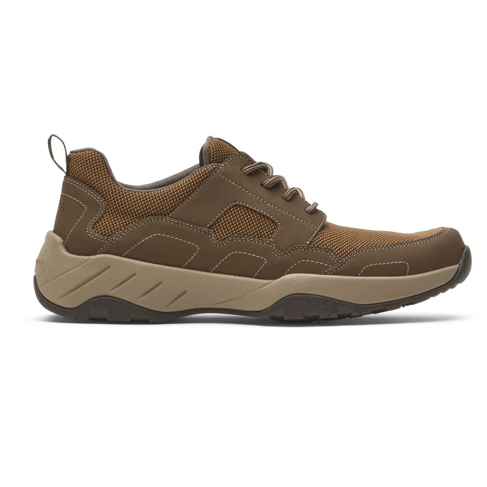 Sapatilhas Rockport Xcs Riggs Lace-Up Homem - Marrom Escuro ( 708-ZACPWH )